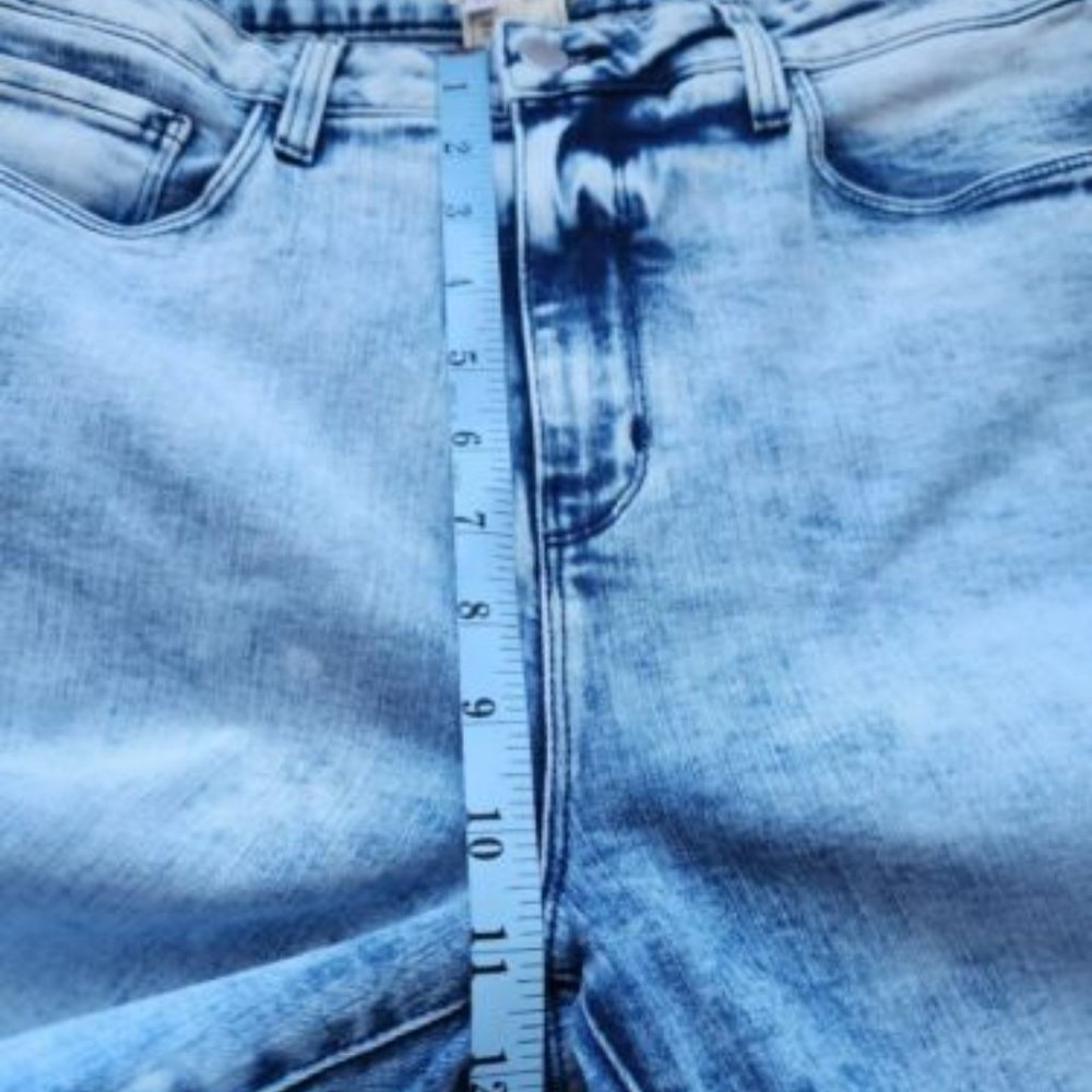 L'agence Womens Margot High Rise Skinny Jean Celestial Blue Acid Wash NWOT Sz 32 - Picture 8 of 14